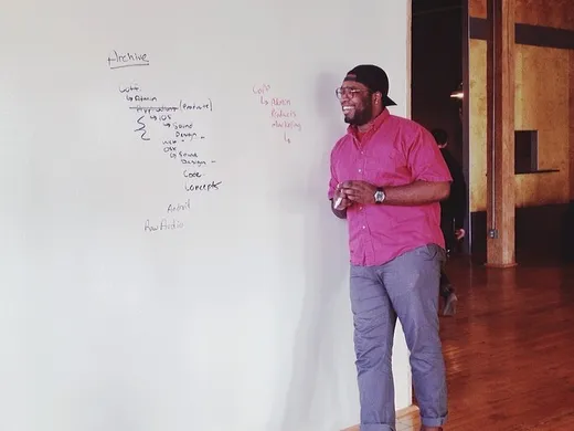 Bad jokes and whiteboard sessions with our creative director. #momentswithsunday