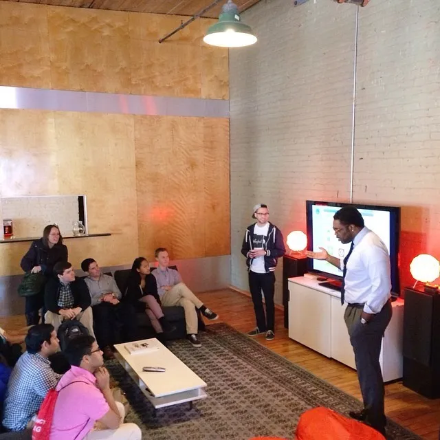 Nothing like taking the afternoon to share our story with aspiring entrepreneurs