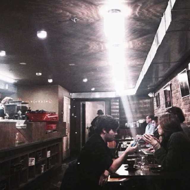We found the coolest little basement coffee shop during our adventures in DC yes