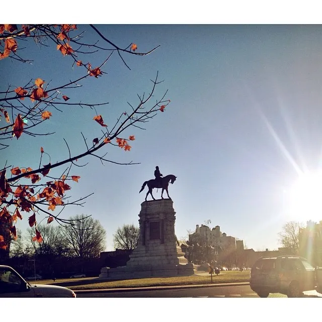 Chilly morning walks are worth it when it's this pretty out, but a hot cup of co