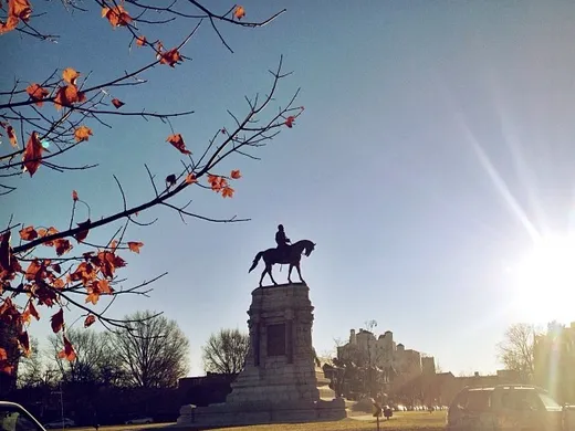 Chilly morning walks are worth it when it's this pretty out, but a hot cup of co