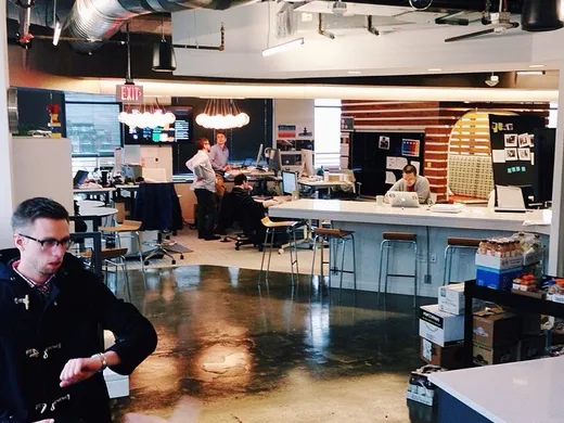 From our trip to Capital One Labs in DC today. Thanks to our buddy @bwbishop for