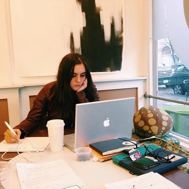 Getting in the zone. Post-work coffee shop session at Lift with our graphic desi