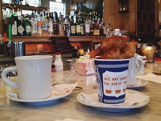 Pro tip: When you go to Stella's and get coffee, you must also get loukoumades.