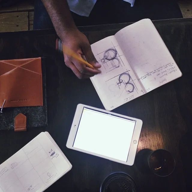 We asked for brunch plates; we got sketchbooks. #momentswithsunday (at Lamplight