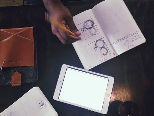 We asked for brunch plates; we got sketchbooks. #momentswithsunday (at Lamplight