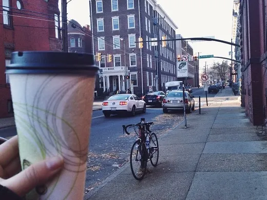 Getting fueled and staying warm with the help of Harrison St. coffee this mornin