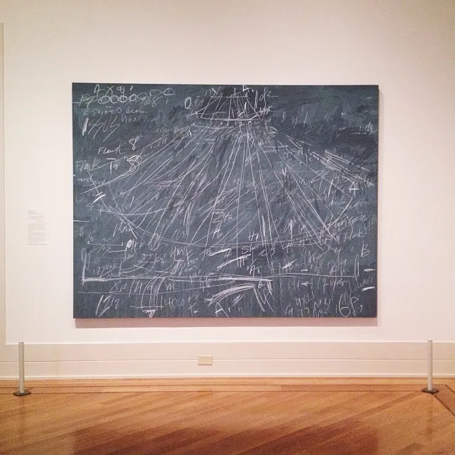 Afternoon with Cy Twombly. #momentswithsunday (at Virginia Museum of Fine Arts (